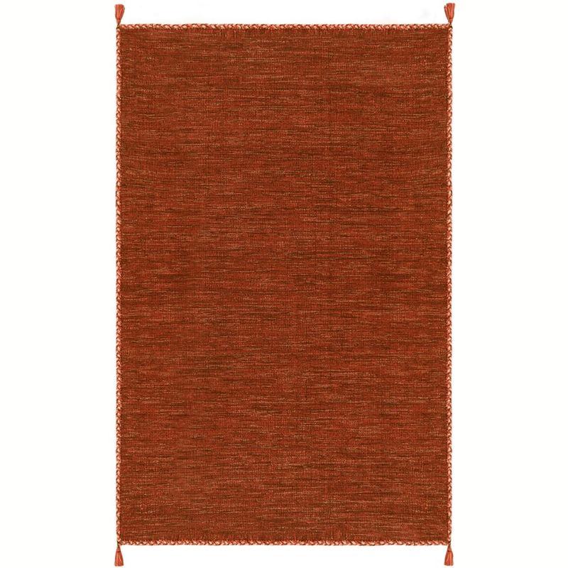 Montauk MTK150 Hand Woven Indoor Area Rug - Orange/Black - 5'x8' - Safavieh