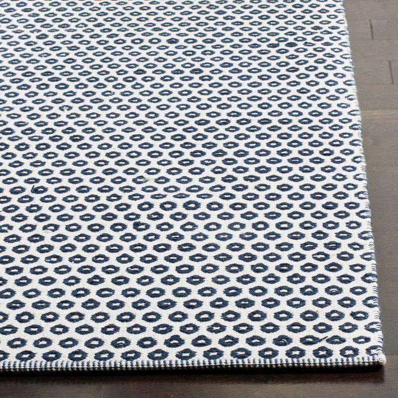 Montauk MTK616 Hand Woven Indoor Runner Rug - Navy/Ivory - 2'3"x7' - Safavieh