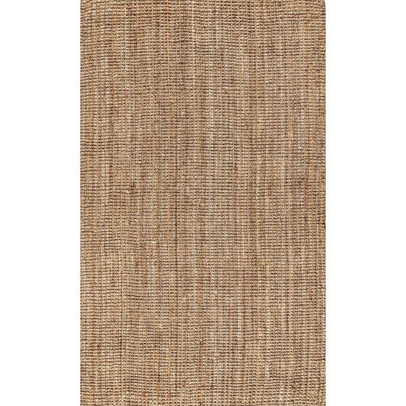 5'x8' Pata Hand Woven Chunky Jute Area Rug, Natural - JONATHAN Y