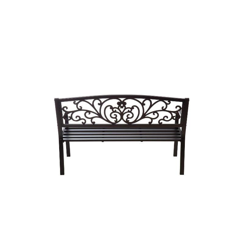 House of Hampton® Blooming Garden Metal Bench