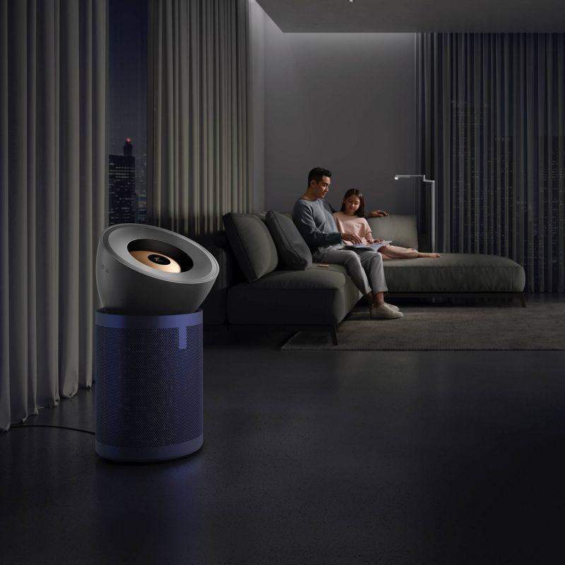 Large Blue HEPA Air Purifier with Smart Controls