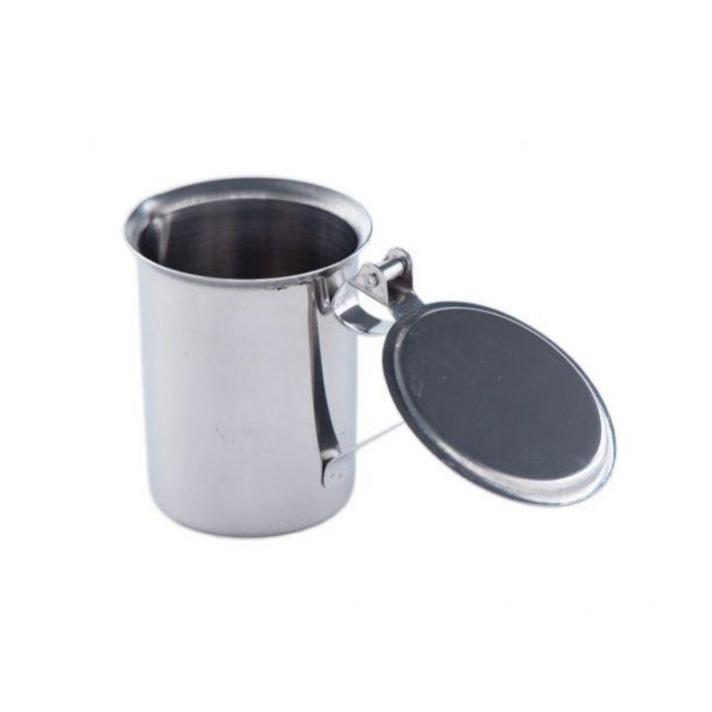 Winco Creamer Server, with Cover, Stainless Steel, 10 oz