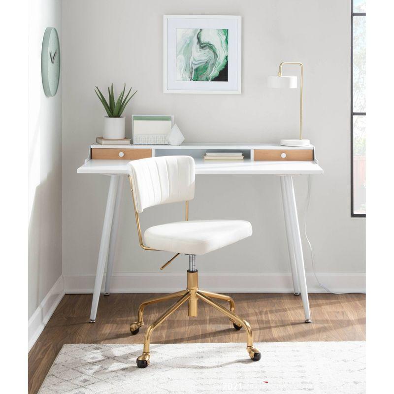 Emmy Gilded Desk Chair