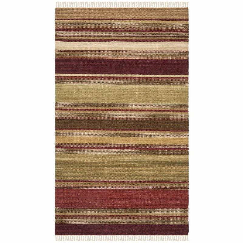 Striped Kilim STK313 Hand Woven Area Rug  - Safavieh