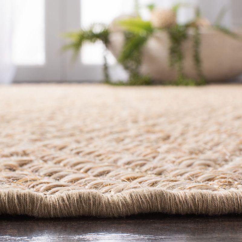 Palm Beach PAB360 Power Loomed, Jacquard Weave Indoor Area Rug - 6'x9' - Beige/Beige - Safavieh