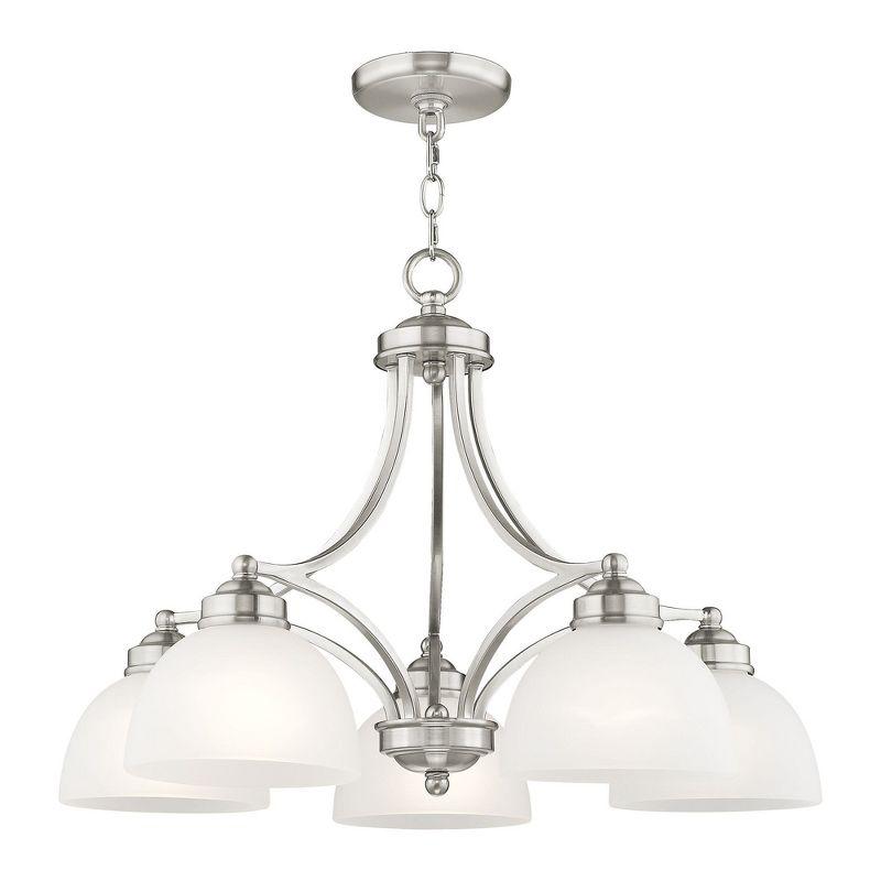 Livex Lighting Somerset 5 - Light Chandelier in  Brushed Nickel