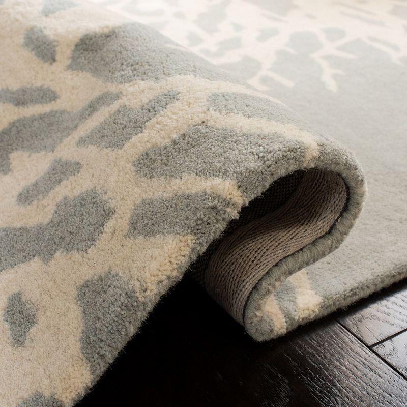 Bella BEL115 Hand Tufted Accent Rug - Grey/Ivory - 2'x3' - Safavieh..