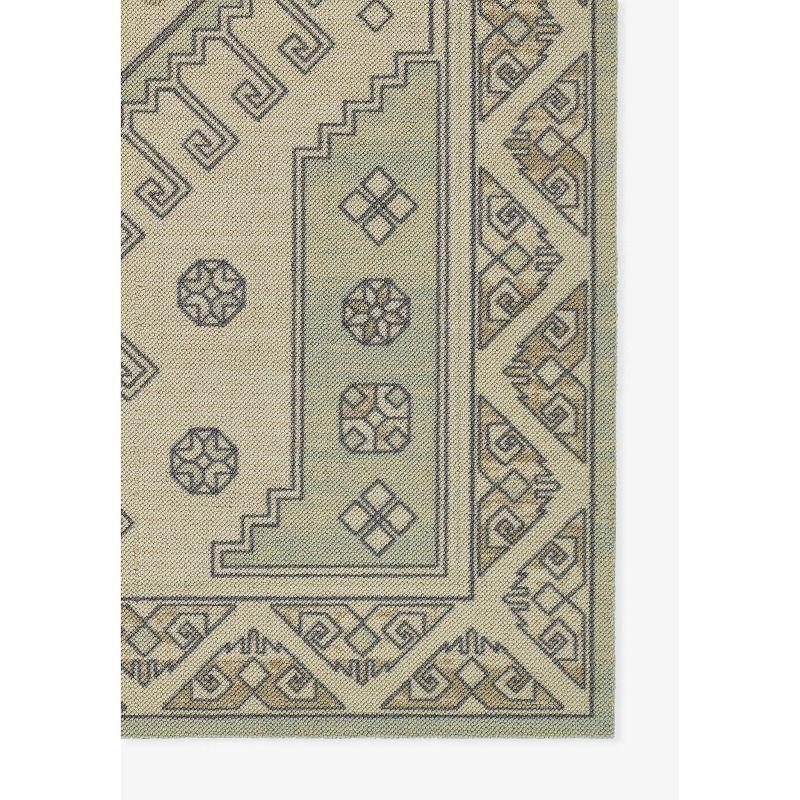Momeni 7'9"x9'10" Anatolia Sylm Medallion Machine Loomed Area Rug Sage Green: Wool & Nylon, Low Pile, Indoor Use