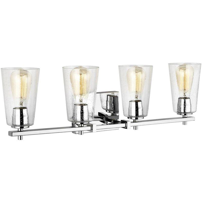 Generation Lighting Mercer 28 3/4" Wide Chrome 4-Light Bath Light