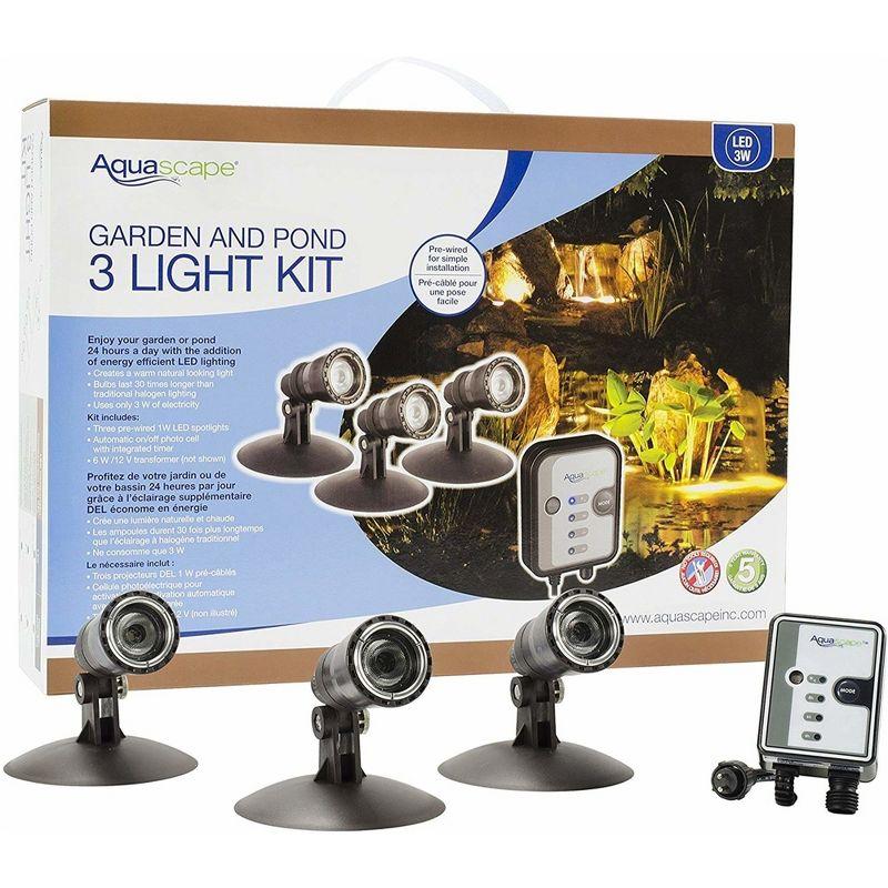 Aquascape 3 LED Spot Light Kit for Pond and Landscape (Set of 3)