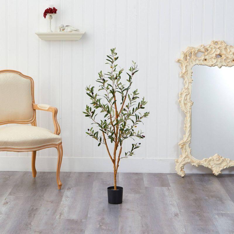 Nearly Natural 3.5-ft Olive Artificial Tree