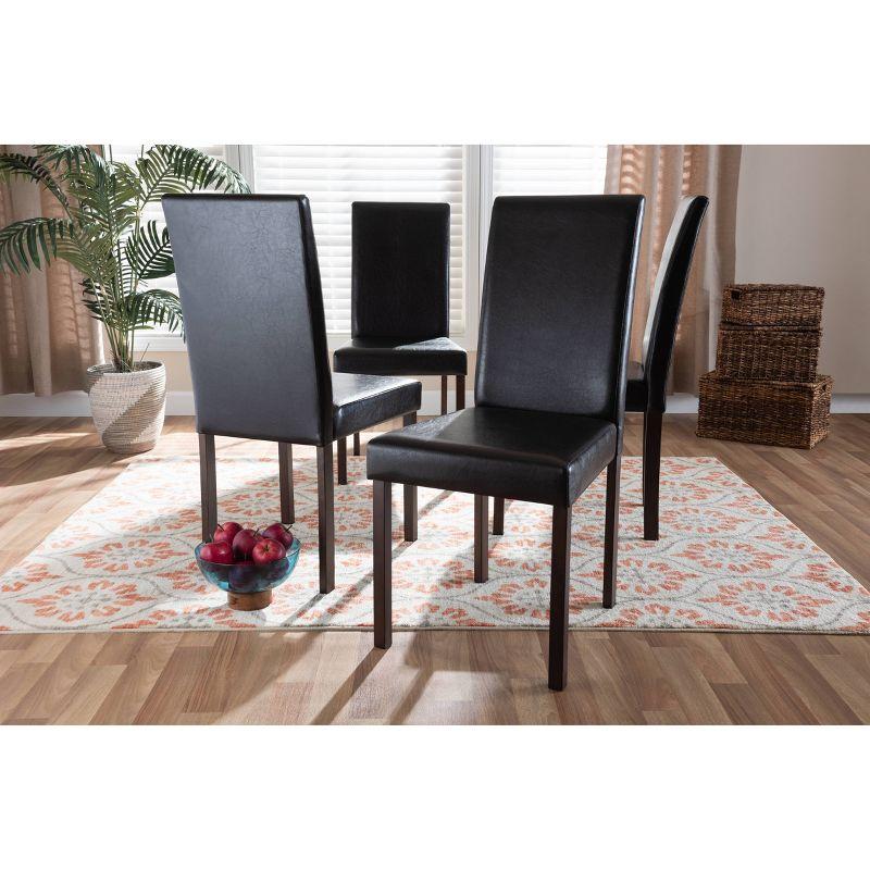 Faux Leather Upholstered Dining Chair