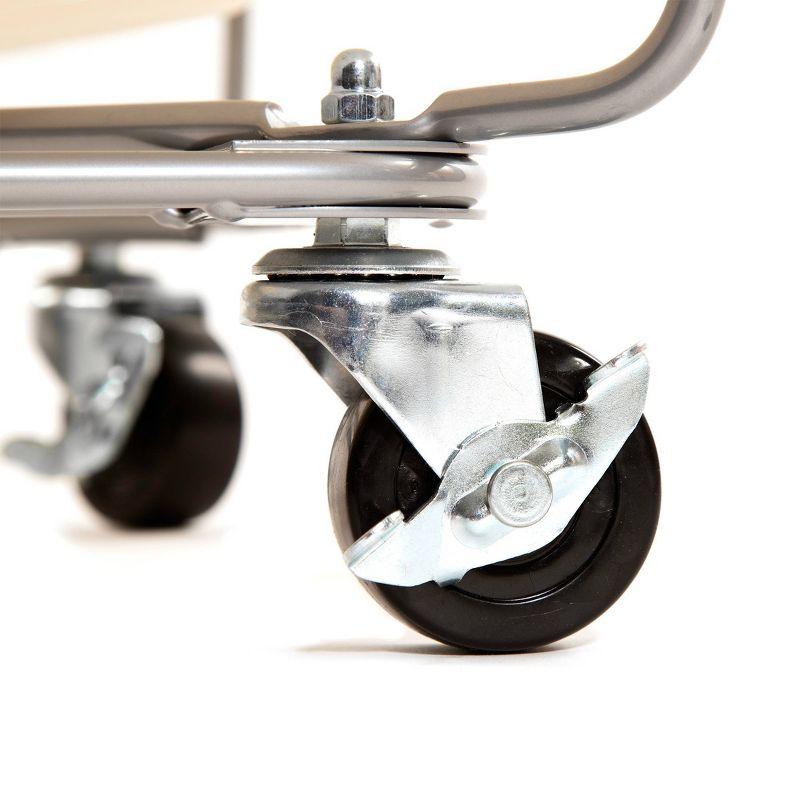 Seville Classics Rolling Commercial Laundry Hamper