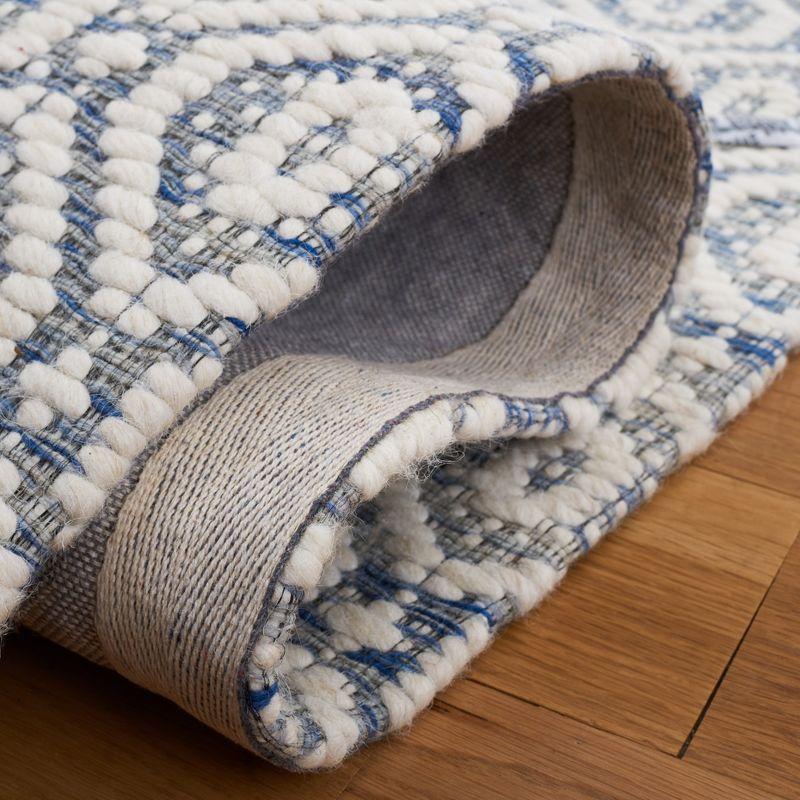 Marbella MRB325 Hand Woven Area Rug - Blue/Ivory - 4'x6' - Safavieh.