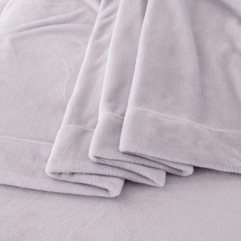 Solid Velvet Plush Fleece Sheet Set - Great Bay Home