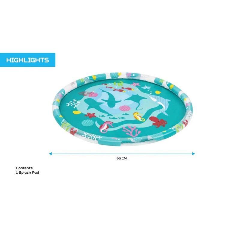 Bestway H2OGO! 65" Underwater Utopia Splash Pad - Inflatable 65" Marine Water Sprinkler