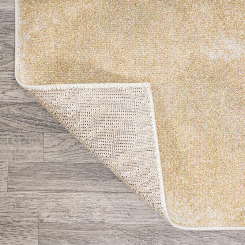 Petalo Abstract Two-Tone Modern Area Rug - JONATHAN Y