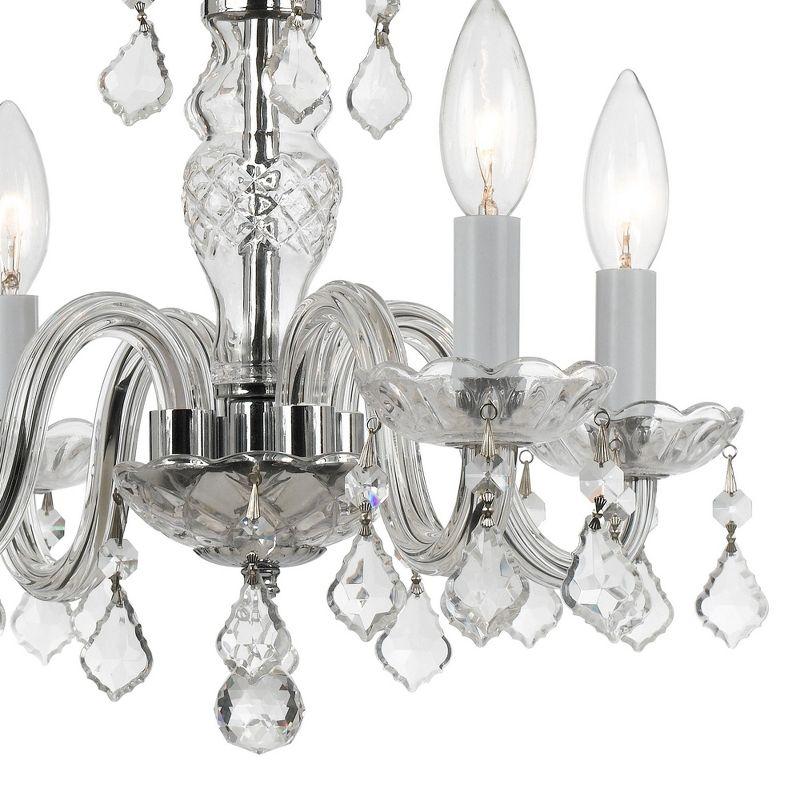 Crystorama Lighting Traditional Crystal 4 - Light Chandelier in  Polished Chrome