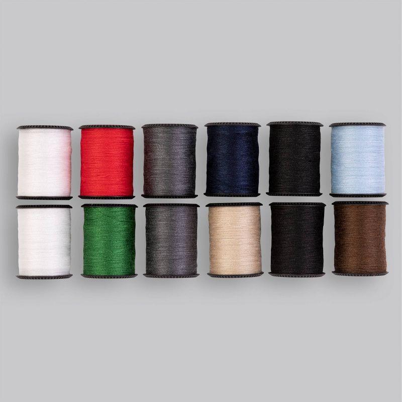 Fiskars 12-Piece Assorted Color Hand Sewing Thread Kit