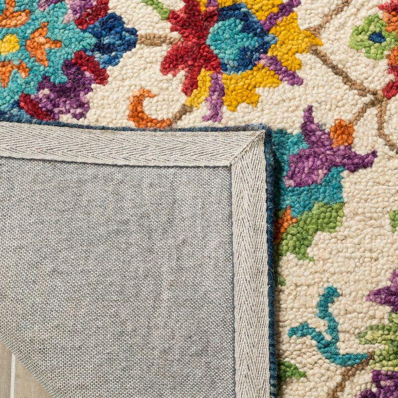 Aspen APN509 Hand Tufted Indoor Area Rug - Ivory/Blue - 8'x10' - Safavieh