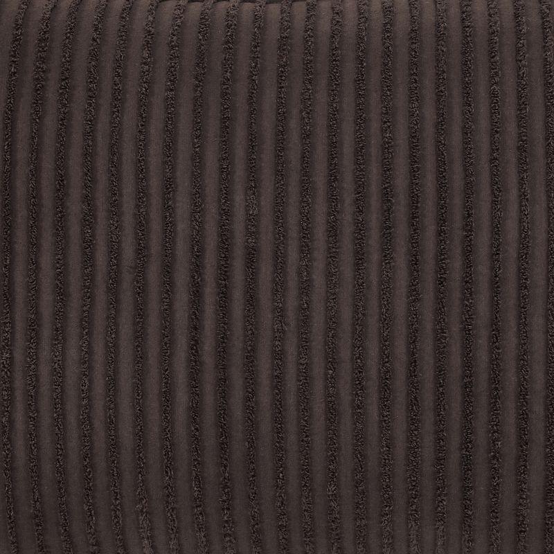 Better Trends Jullian Collection 100% Cotton Tufted Pillow Sham with Stripe Pattern Machine Washable Pillow Cover