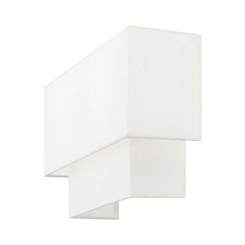 Livex Lighting Claremont 2 - Light Wall Light in  Brushed Nickel