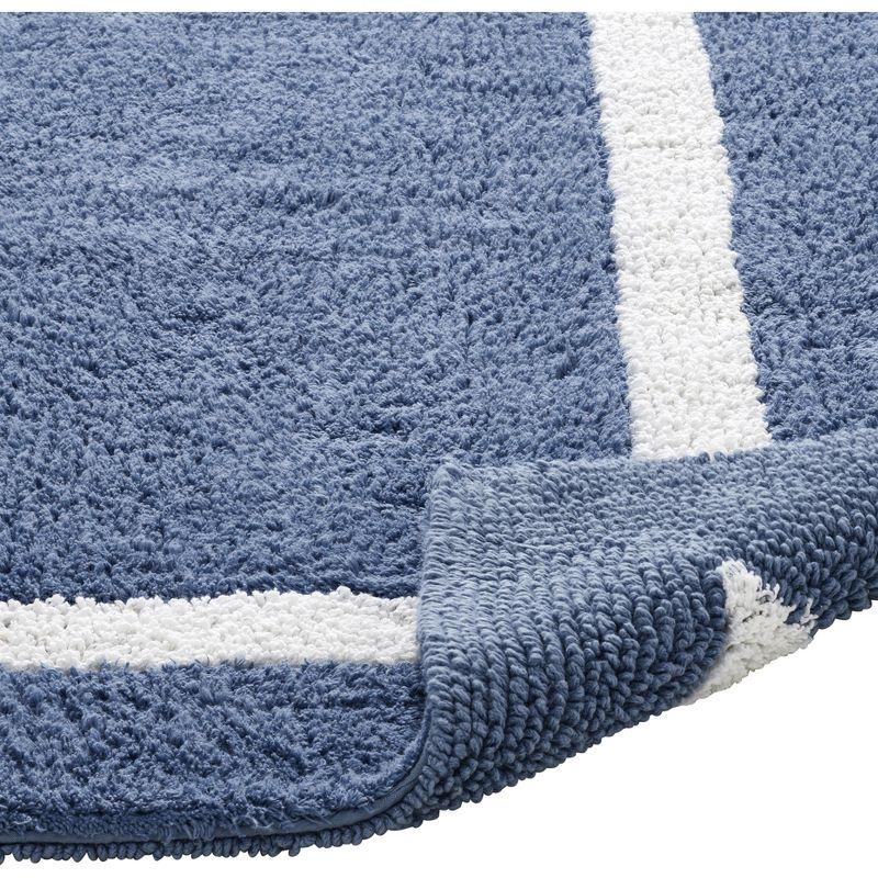 Highland Dunes Widman 100% Cotton Tufted Reversible Bath Rug Super Absorbent, Machine Washable Bathroom Rug