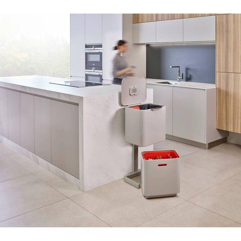 Joseph Joseph Totem Waste & Recycling Dual Kitchen Trash Can