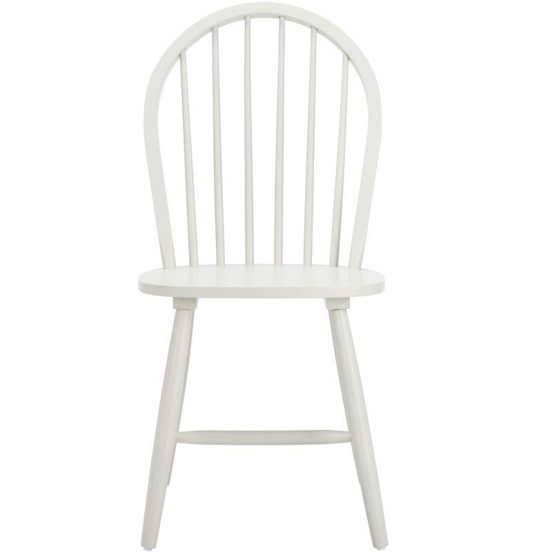 Camden Off-White High Back Windsor Side Chair Set