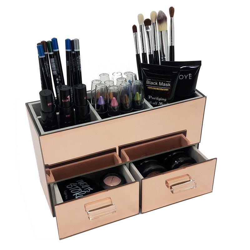 Vandue Corporation Olivia Wood Makeup Organizer