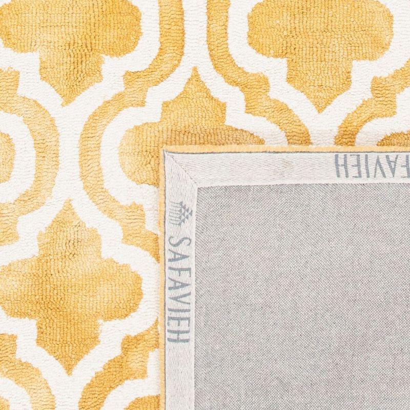 Dip Dye DDY537 Hand Tufted Indoor Area Rug - Gold/Ivory - 5'x8' - Safavieh