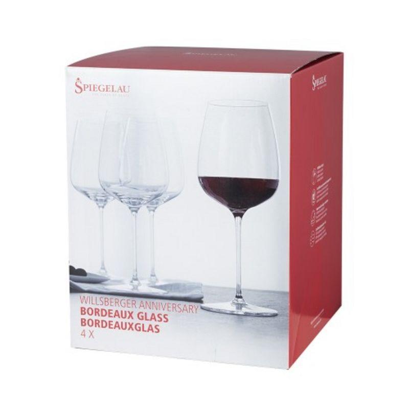 Spiegelau Willsberger 23-Oz. Bordeaux Wine Glasses, Set of 4