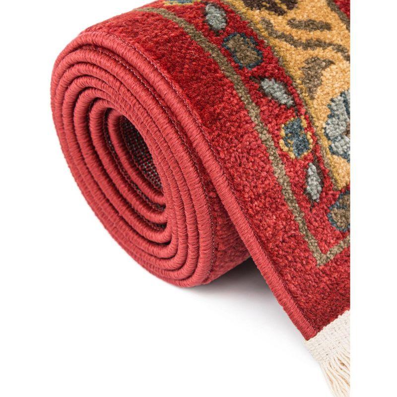 Unique Loom 10' 0 x 13' 1 Red Edinburgh Monroe Area Rug