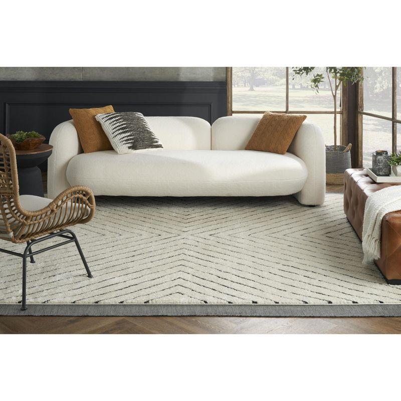Nourison Positano POS01 Indoor/outdoor Area Rug - Charcoal 7' x 10'