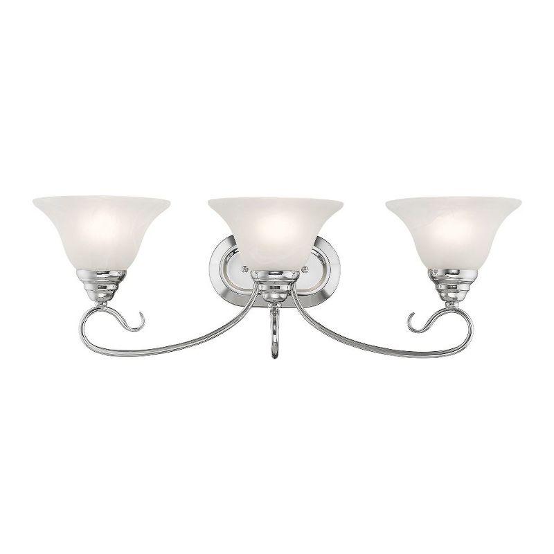 Livex Lighting Coronado 3 - Light Vanity in  Brushed Nickel