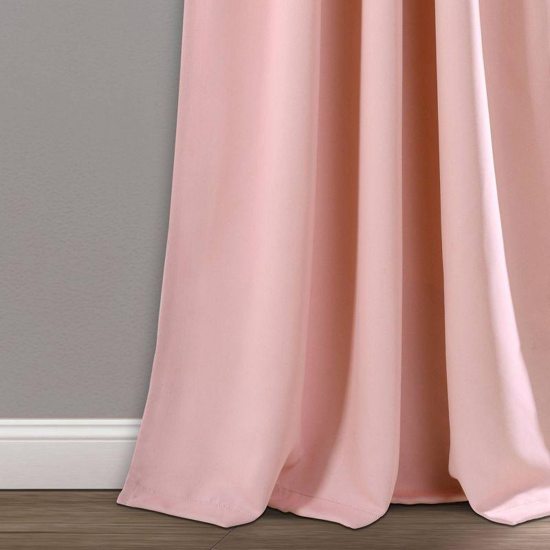 Lush Decor Lush Decor Insulated Back Tab Blackout Solid Blackout Thermal Curtain Panels (Set of 2)