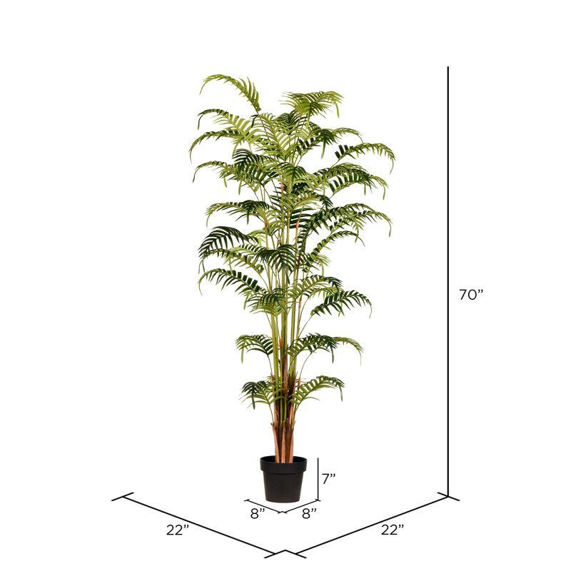 Birch Lane™ Madie 70" Artificial Potted Fern Palm Real Touch Leaves