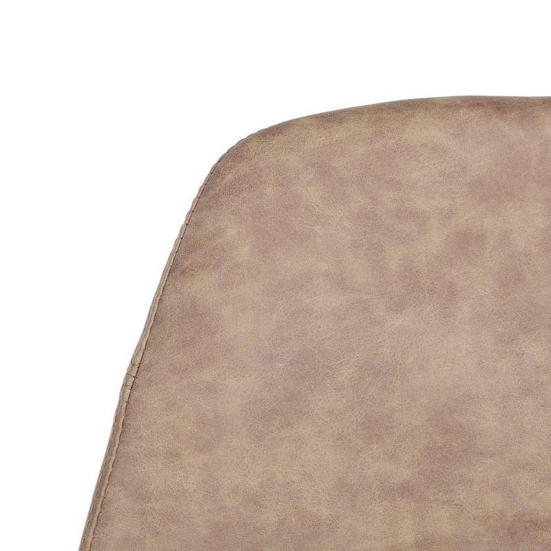 Mathison Counter Stool - FOX3012 - Brown/Copper - Safavieh Couture