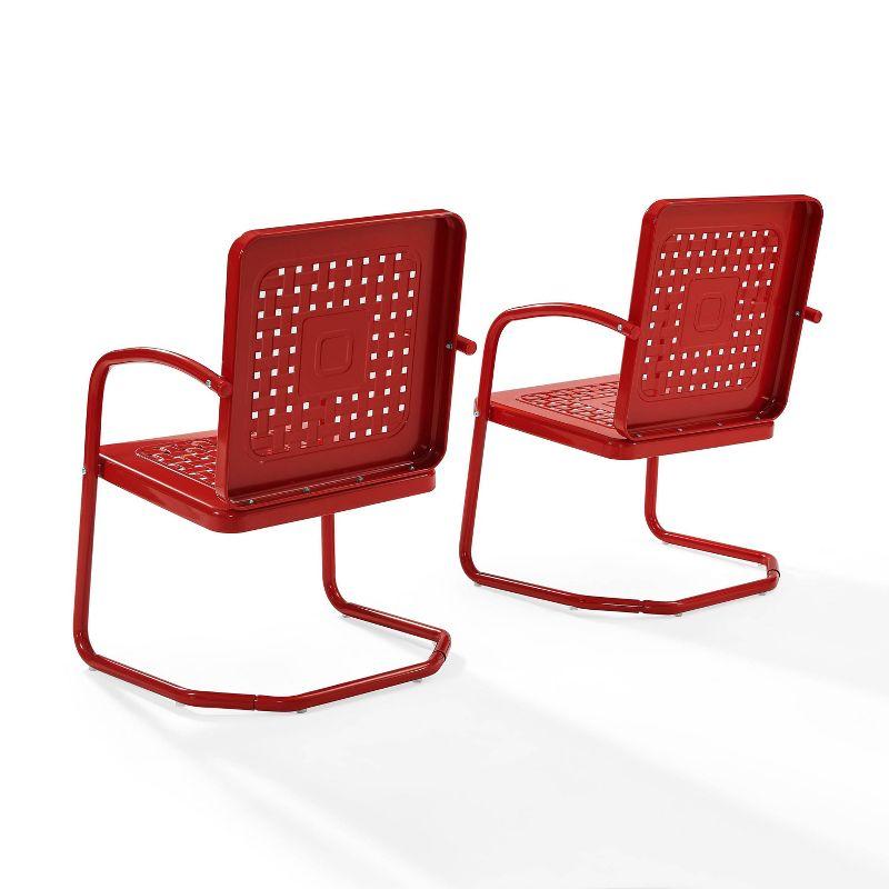 2pk Bates Outdoor Steel Arm Chairs - Crosley