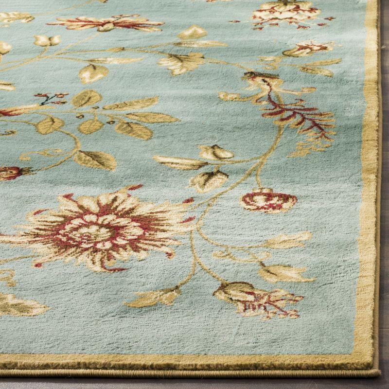 Lyndhurst LNH552 Power Loomed Area Rug - Blue/Multi - 8'9"x12' - Safavieh