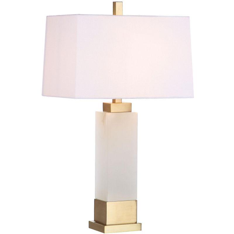 Rozella Alabaster 29.5-Inch H Table Lamp - White/Gold - Safavieh.