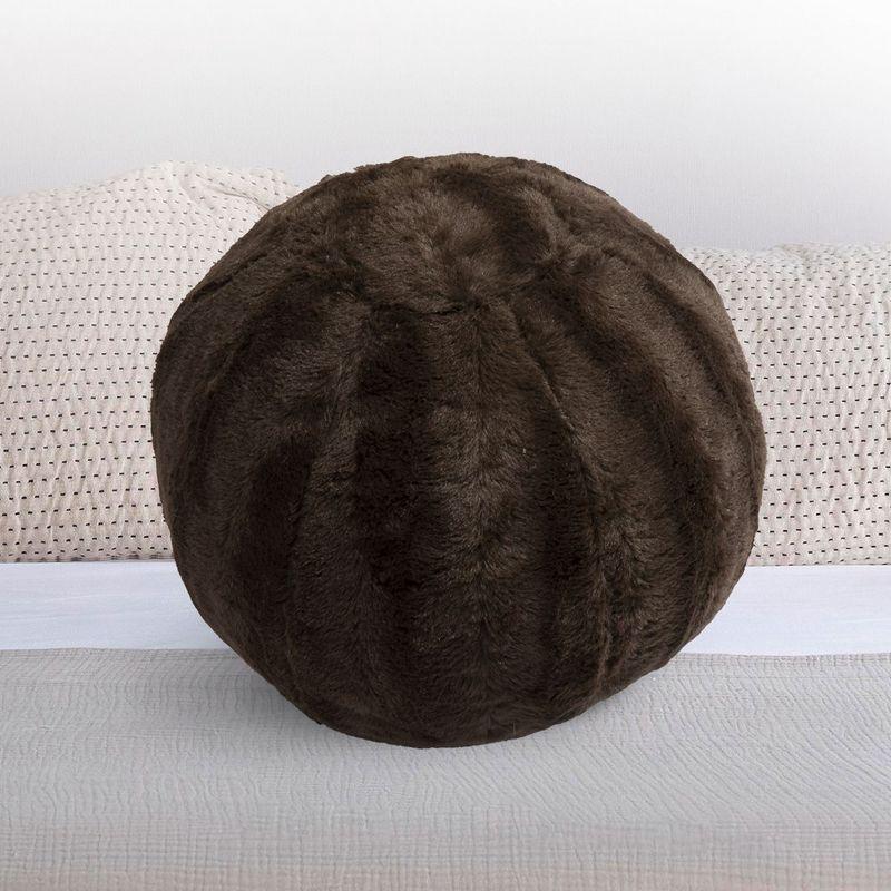 Faux Fur Throw Pillow