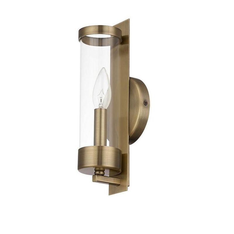 Bernd Steel Candle Wall Light