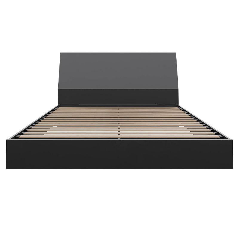 Avenue Platform Bed and Headboard Black - Nexera