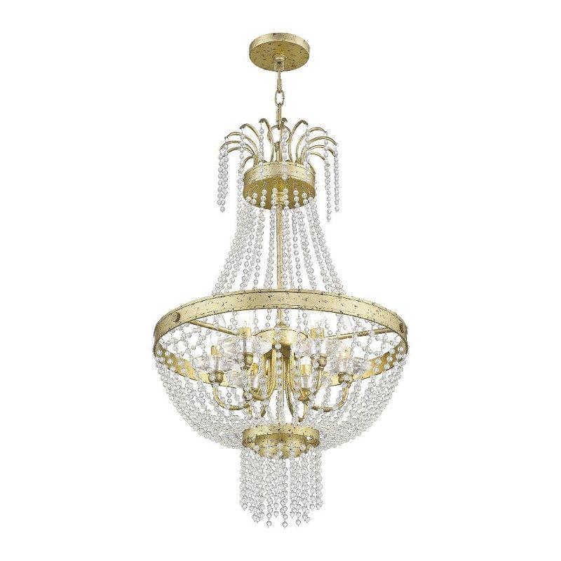 Livex Lighting Valentina 6 - Light Chandelier in  Winter Gold