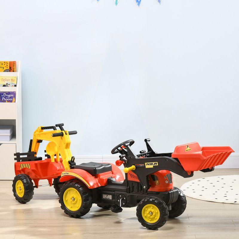 Aosom Aosom 1 Seater Tractors / Construction Pedal Ride On