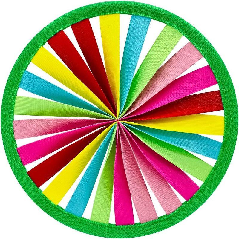 Sunlite Sports Rainbow Flying Ring, Outdoor Family Fun, Play in Park Beach Backyard, for All Ages - Green