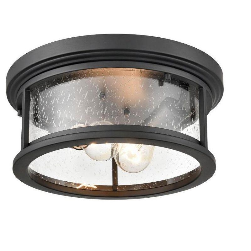 Millennium Lighting Bresley 2 - Light Flush Mount in  Powder Coat Black