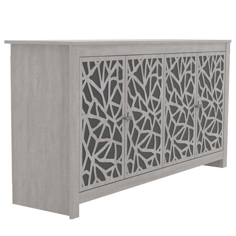 Galano Culbreath Wood 58.4 in. 4 Door Wide Sideboard with Adjustable Shelves