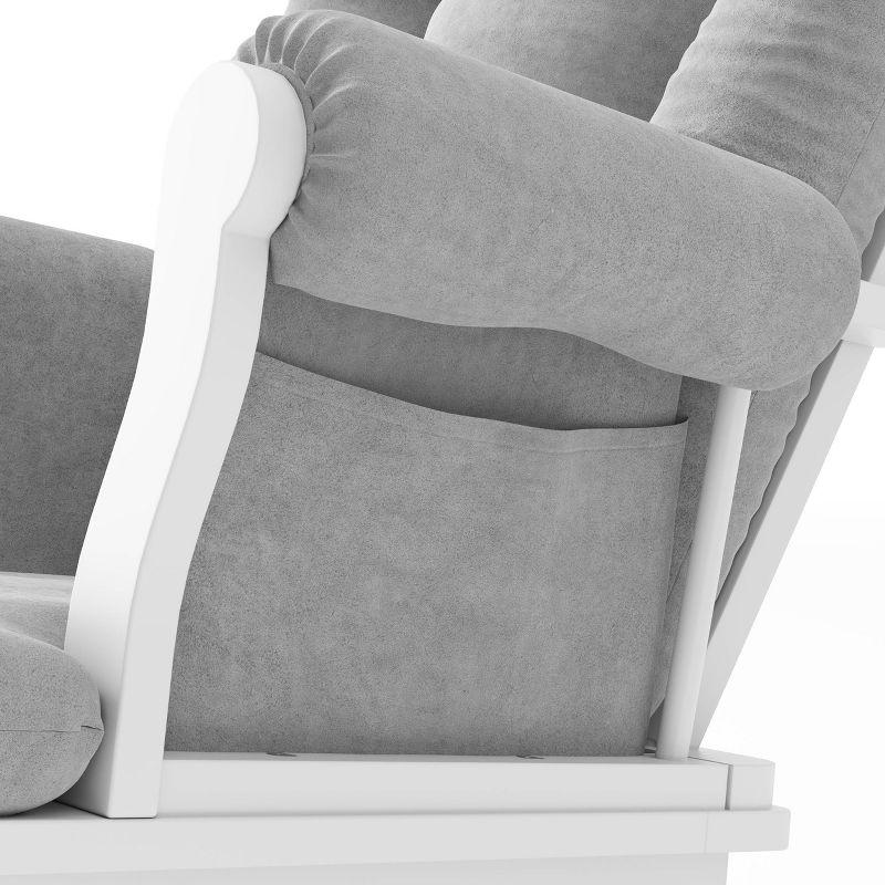 Child Craft Cozy Glider Rocker and Ottoman